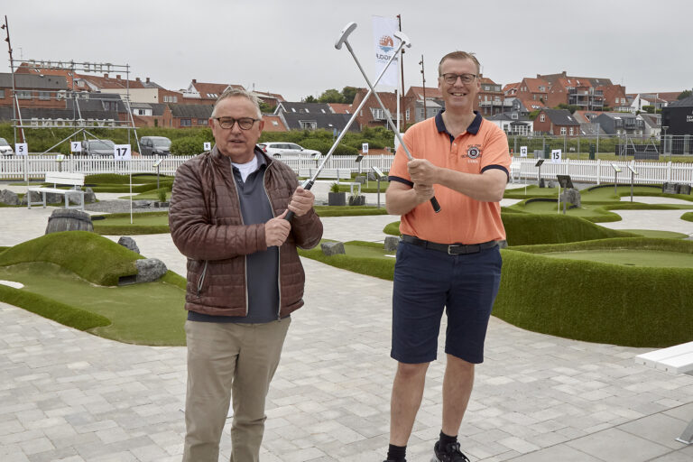 Minigolf ved Fjorden er klar til at tage imod de første