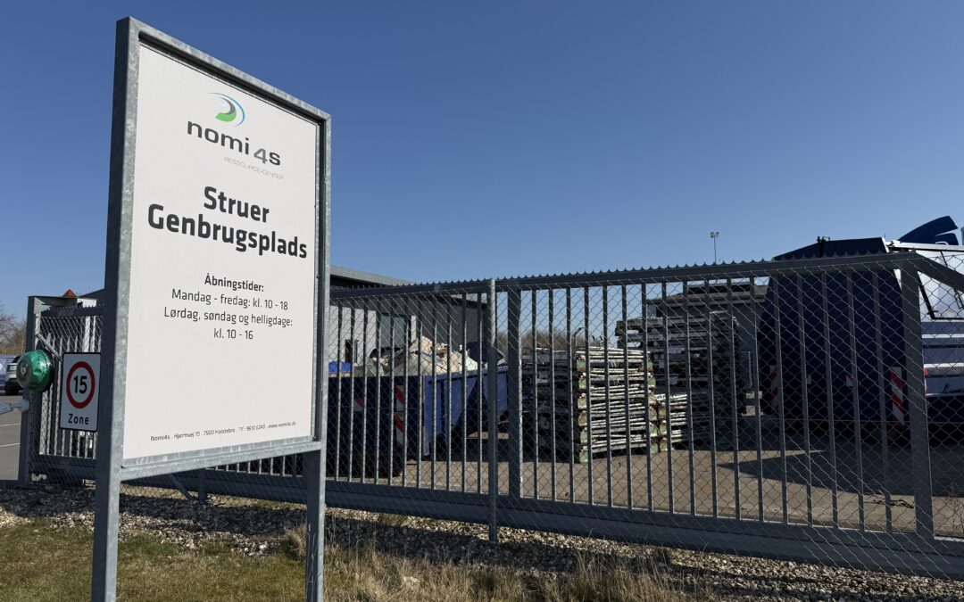 Du kan aflevere dit haveaffald i Struer døgnet rundt