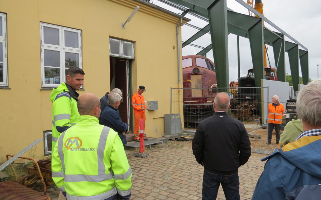 Rejsegilde for Midt- og Vestjyllands Jernbanemuseums nye hal