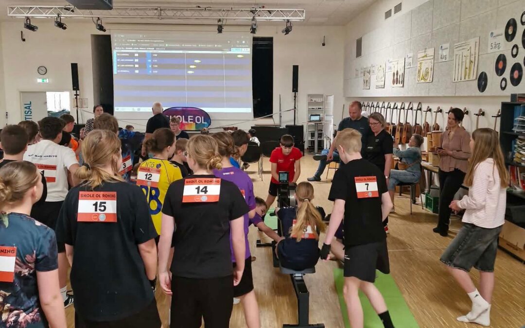 Langhøj sikrer sejr ved lokal finale i Skole OL i roning