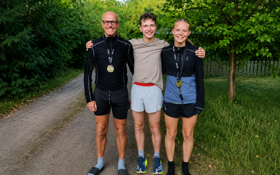 Guld til Mille og vundet væddemål: Familien Clemmensen afsluttede Etape Bornholm med manér