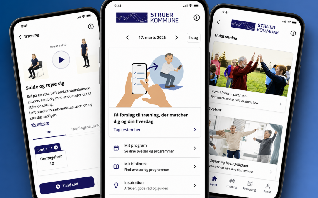 Ny træningsapp bliver gratis for alle borgere i Struer Kommune