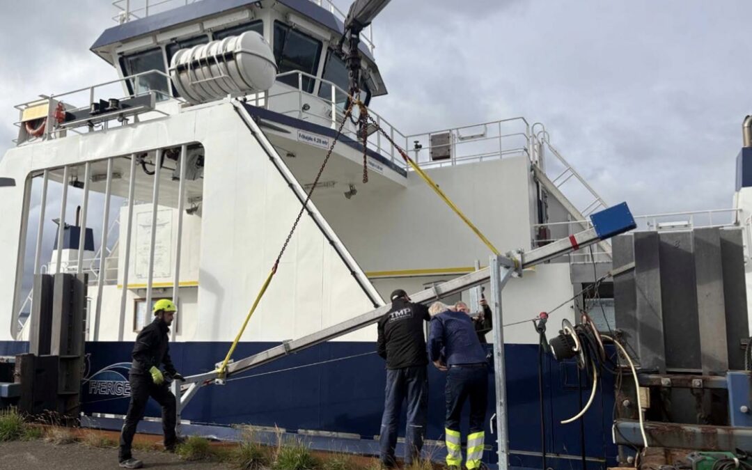 Venø Færgen skal på værft: Nu skal selve fremdriften elektrificeres